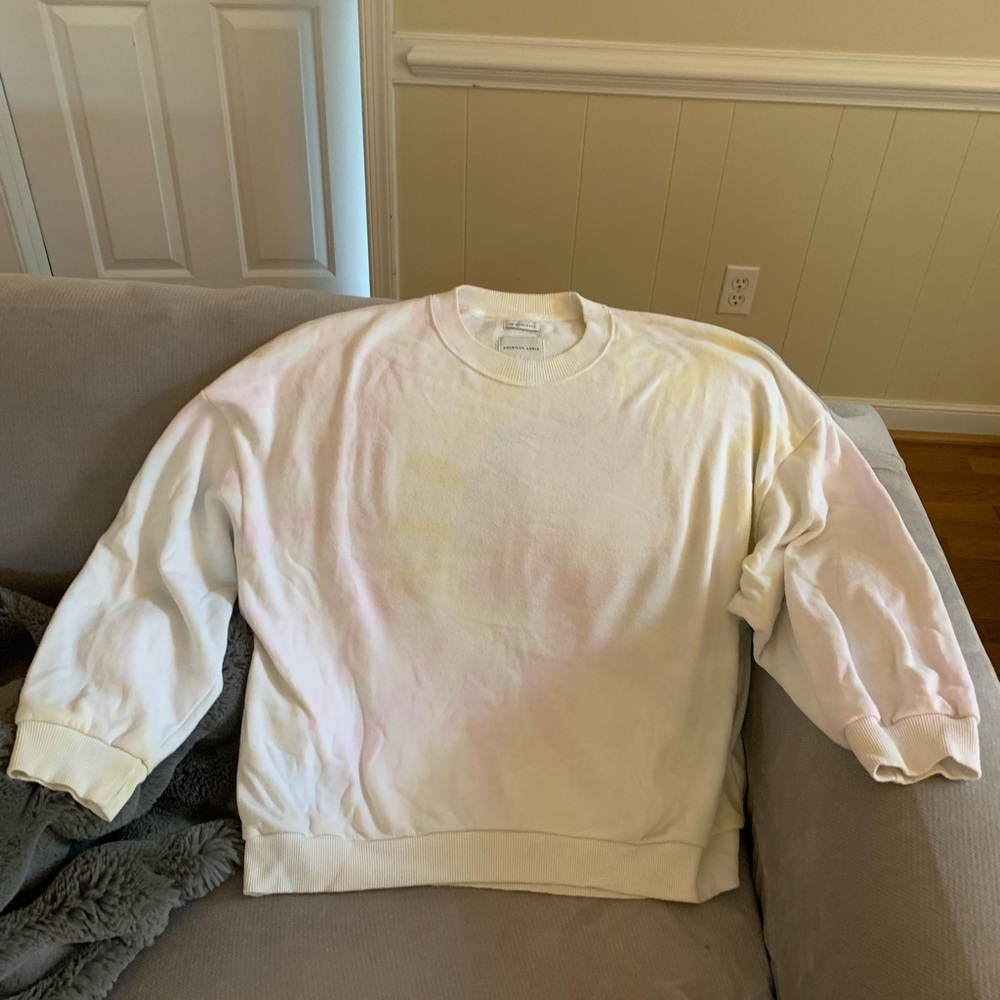 American Eagle Outfitters Pastel Tye Dye Sweatshirt